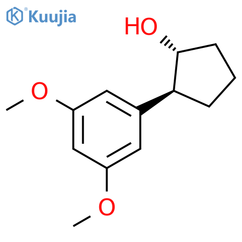 Cyclopentanol, 2-(3,5-dimethoxyphenyl)-, trans- structure