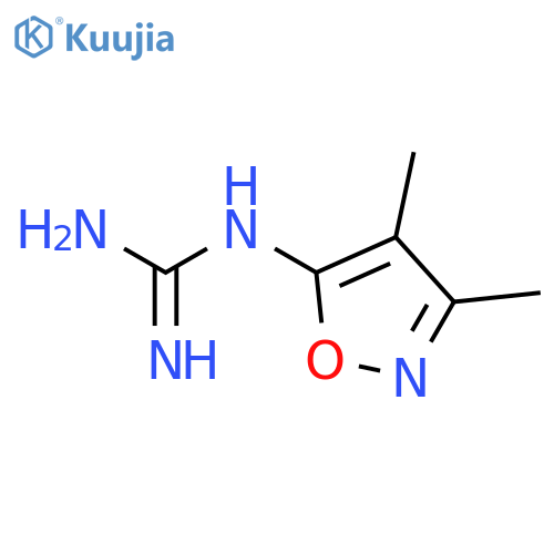 1-(3,4-Dimethylisoxazol-5-yl)guanidine structure