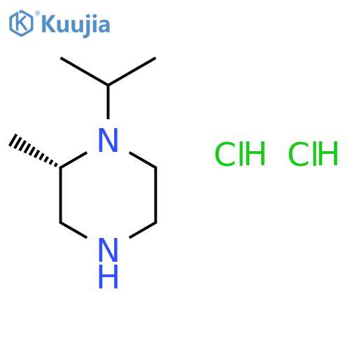1-Isopropyl-(S )-2-methylpiperazine dihydrochloride structure