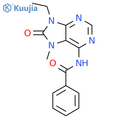 Benzamide, N-(9-ethyl-8,9-dihydro-7-methyl-8-oxo-7H-purin-6-yl)- structure