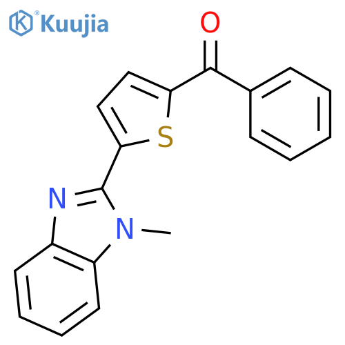 Methanone, [5-(1-methyl-1H-benzimidazol-2-yl)-2-thienyl]phenyl- structure