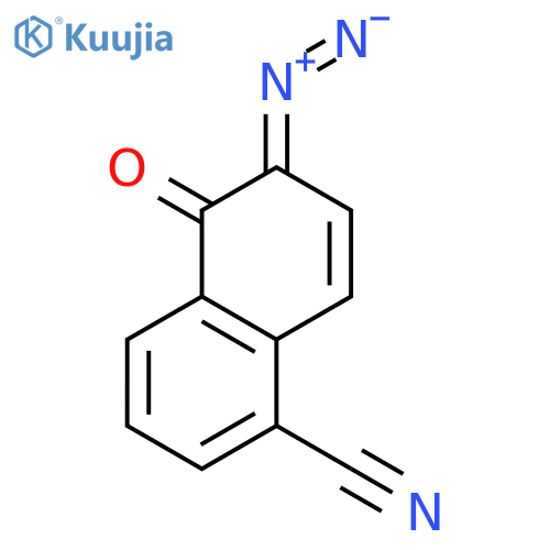 1-Naphthalenecarbonitrile, 6-diazo-5,6-dihydro-5-oxo- structure