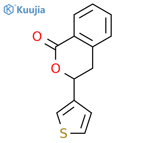 1H-2-Benzopyran-1-one, 3,4-dihydro-3-(3-thienyl)- structure