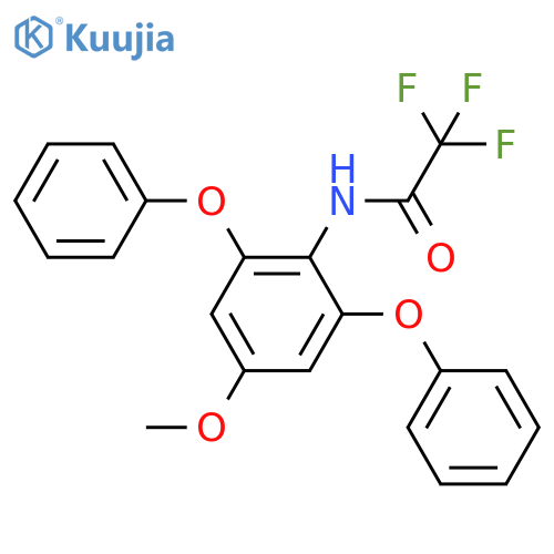 Acetamide, 2,2,2-trifluoro-N-(4-methoxy-2,6-diphenoxyphenyl)- structure
