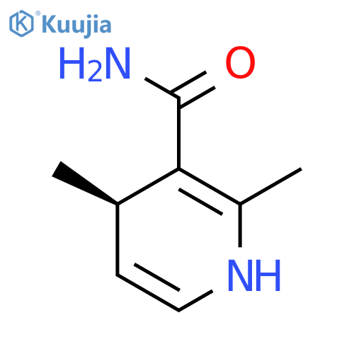 3-Pyridinecarboxamide, 1,4-dihydro-2,4-dimethyl-, (4R)- structure