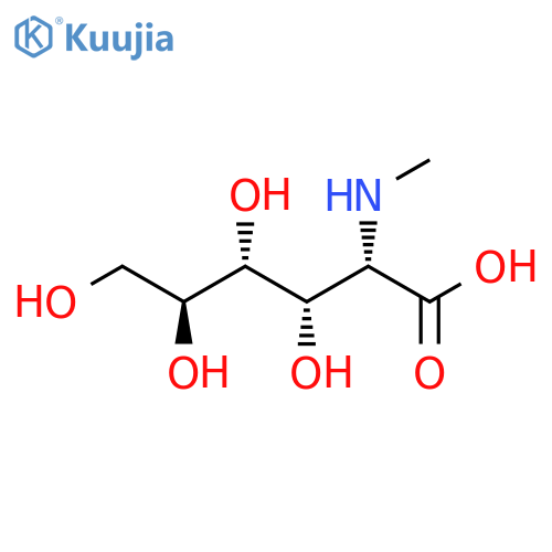 2-methylamino-2-deoxy-L-gluconic acid structure