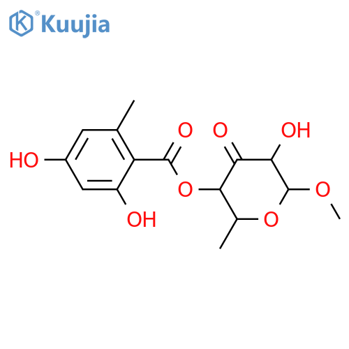 Orsellide A; O2-Deacyl, O4-(2,4-dihydroxy-6-methylbenzoyl) structure