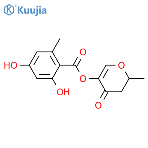 Orsellide A; 1-Demethoxy, 1,2-didehydro, 4-deoxy structure
