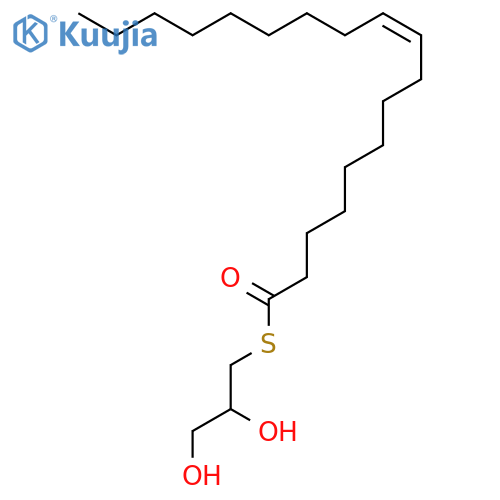 9-OCTADECENETHIOIC ACID, S-(2,3-DIHYDROXYPROPYL) ESTER, (Z)- structure