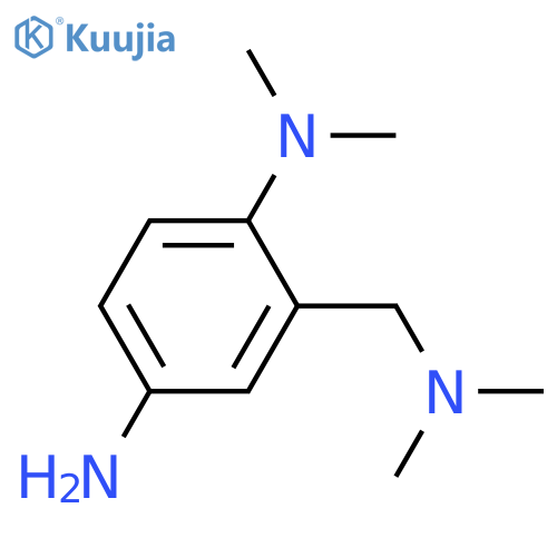1,4-Benzenediamine, 2-[(dimethylamino)methyl]-N,N-dimethyl- structure