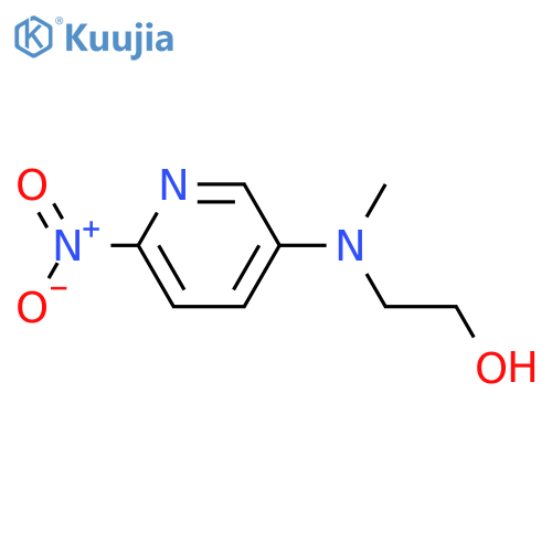 Ethanol, 2-[methyl(6-nitro-3-pyridinyl)amino]- structure