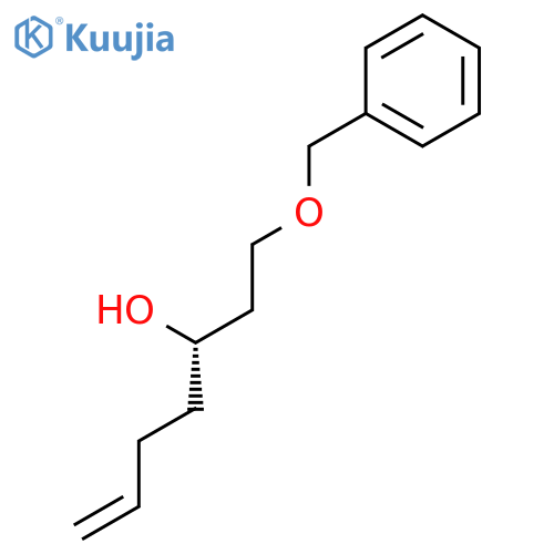 6-Hepten-3-ol, 1-(phenylmethoxy)-, (3S)- structure