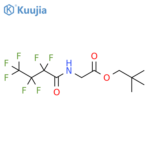 Glycine, N-(2,2,3,3,4,4,4-heptafluoro-1-oxobutyl)-, 2,2-dimethylpropylester structure