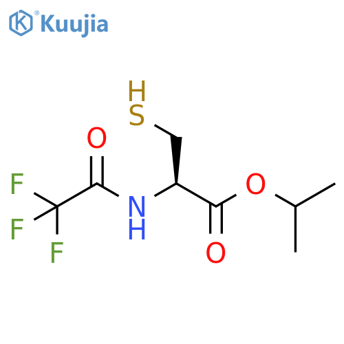 Cysteine, N-(trifluoroacetyl)-, 1-methylethyl ester structure