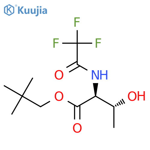 Threonine, N-(trifluoroacetyl)-, 2,2-dimethylpropyl ester structure