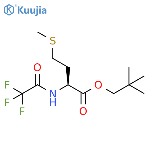 Methionine, N-(trifluoroacetyl)-, 2,2-dimethylpropyl ester structure