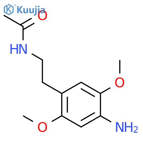 N-2-(4-Amino-2,5-dimethoxyphenyl)ethylacetamide structure