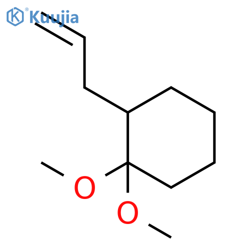 Cyclohexane, 1,1-dimethoxy-2-(2-propenyl)- structure