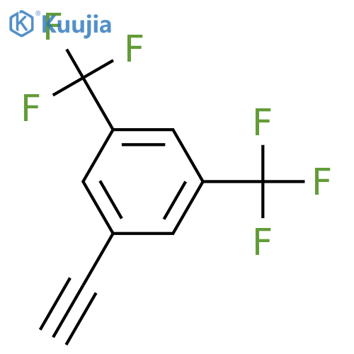 3,5-Bis(Trifluoromethyl)phenylacetylene structure
