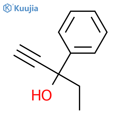 Benzenemethanol, a-ethyl-a-ethynyl-, (R)- structure