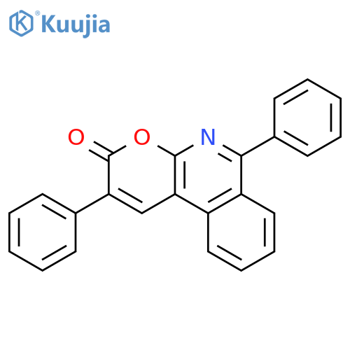 3H-Pyrano[2,3-c]isoquinolin-3-one, 2,6-diphenyl- structure
