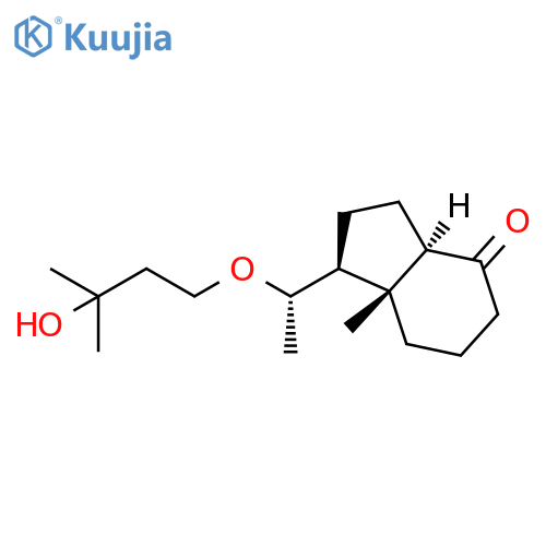 (1S,3aR,7aR)-1-((S)-1-(3-hydroxy-3-Methylbutoxy)ethyl)-7a-Methylhexahydro-1H-inden-4(2H)-one structure