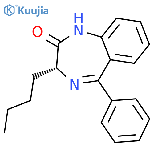 2H-1,4-Benzodiazepin-2-one, 3-butyl-1,3-dihydro-5-phenyl-, (3R)- structure