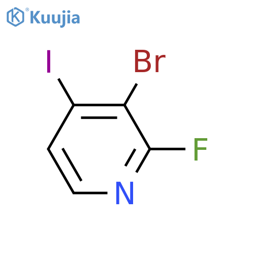 3-Bromo-2-fluoro-4-iodopyridine structure