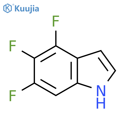 4,5,6-Trifluoro-1H-indole structure