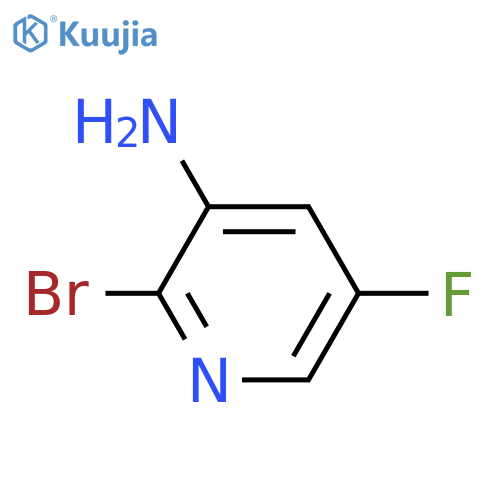 2-bromo-5-fluoropyridin-3-amine structure