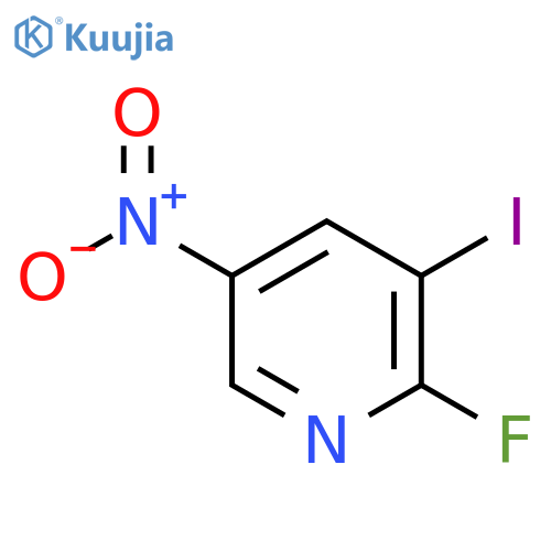 2-Fluoro-3-iodo-5-nitropyridine structure