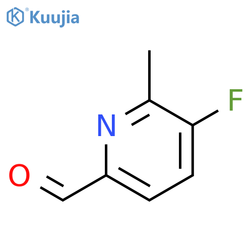 5-fluoro-6-methylpyridine-2-carbaldehyde structure