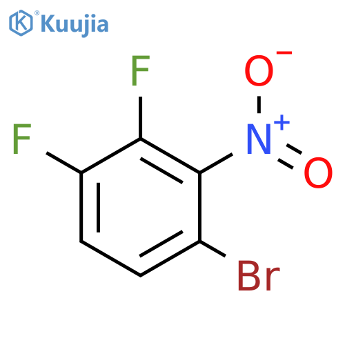 1-Bromo-3,4-difluoro-2-nitrobenzene structure