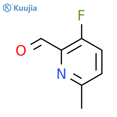 3-fluoro-6-methylpyridine-2-carbaldehyde structure