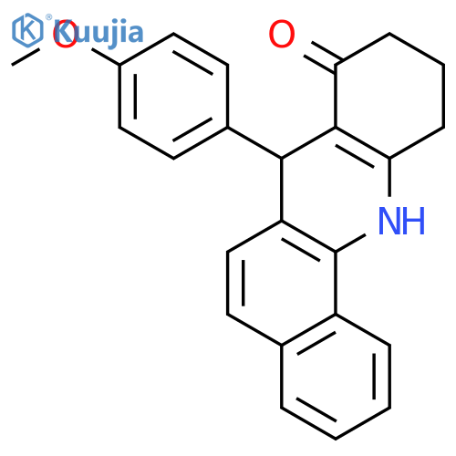 BENZ[C]ACRIDIN-8(9H)-ONE, 7,10,11,12-TETRAHYDRO-7-(4-METHOXYPHENYL)- structure