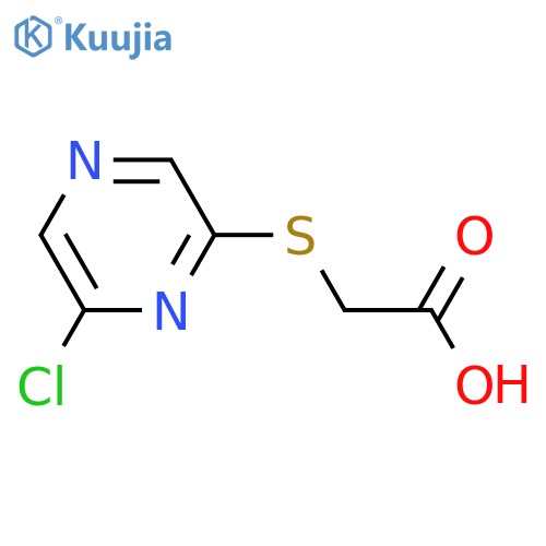 (6-chloropyrazin-2-yl)thioacetic Acid structure