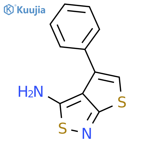 THIENO[2,3-C]ISOTHIAZOL-3-AMINE, 4-PHENYL- structure