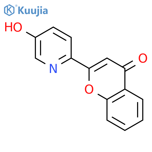 4H-1-Benzopyran-4-one, 2-(5-hydroxy-2-pyridinyl)- structure