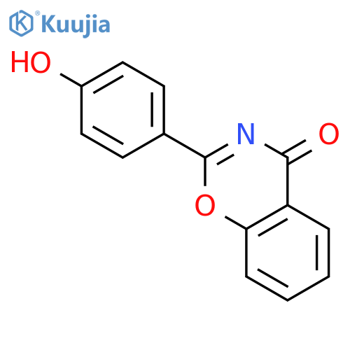 4H-1,3-Benzoxazin-4-one, 2-(4-hydroxyphenyl)- structure