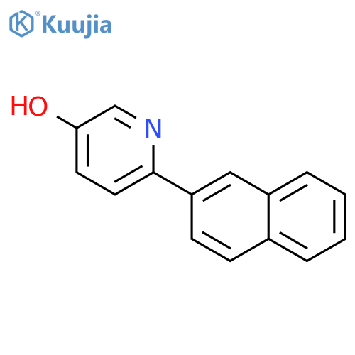3-Pyridinol, 6-(2-naphthalenyl)- structure