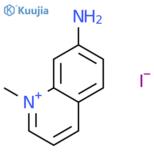 Quinolinium, 7-amino-1-methyl-, iodide structure