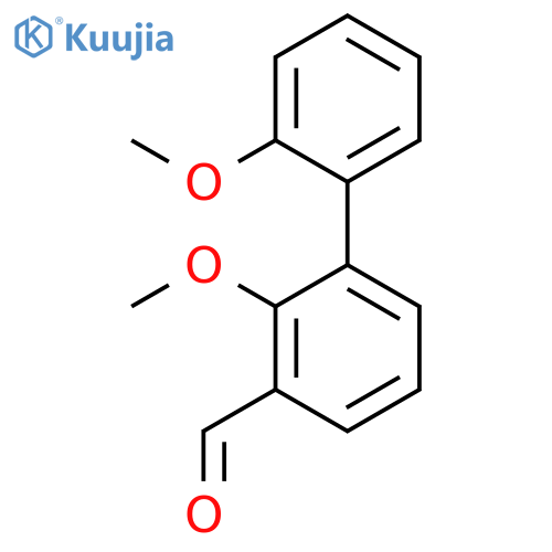 [1,1'-Biphenyl]-3-carboxaldehyde, 2,2'-dimethoxy- structure