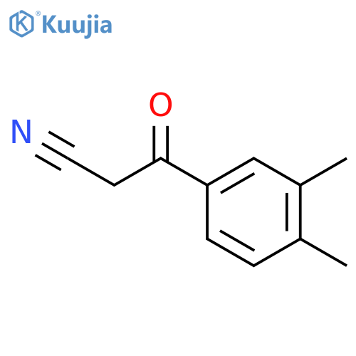 3,4-dimethylbenzoylacetonitrile structure