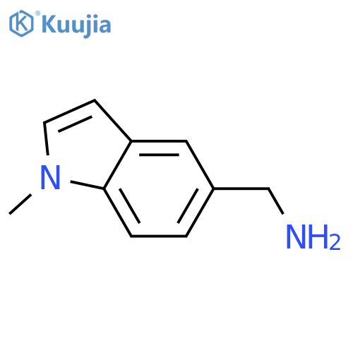 (1-Methyl-1H-indol-5-yl)methanamine structure