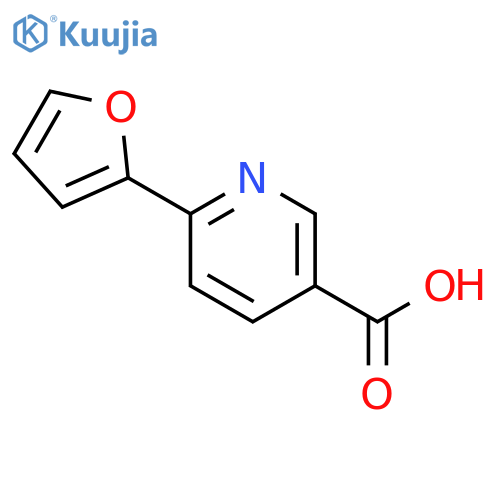6-(furan-2-yl)pyridine-3-carboxylic acid structure