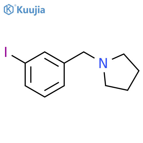 1-(3-Iodobenzyl)pyrrolidine structure