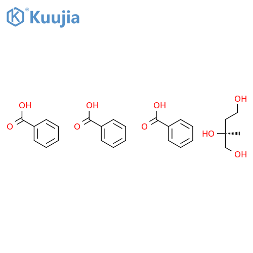 1,2,4-Butanetriol, 2-methyl-, tribenzoate, (S)- structure