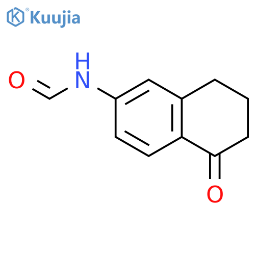 FORMAMIDE, N-(5,6,7,8-TETRAHYDRO-5-OXO-2-NAPHTHALENYL)- structure