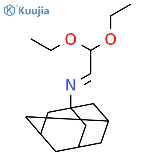 TRICYCLO[3.3.1.13,7]DECAN-1-AMINE, N-(2,2-DIETHOXYETHYLIDENE)- structure