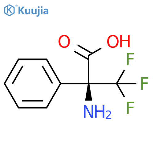 (2S)-2-Amino-3,3,3-trifluoro-2-phenylpropanoic acid structure